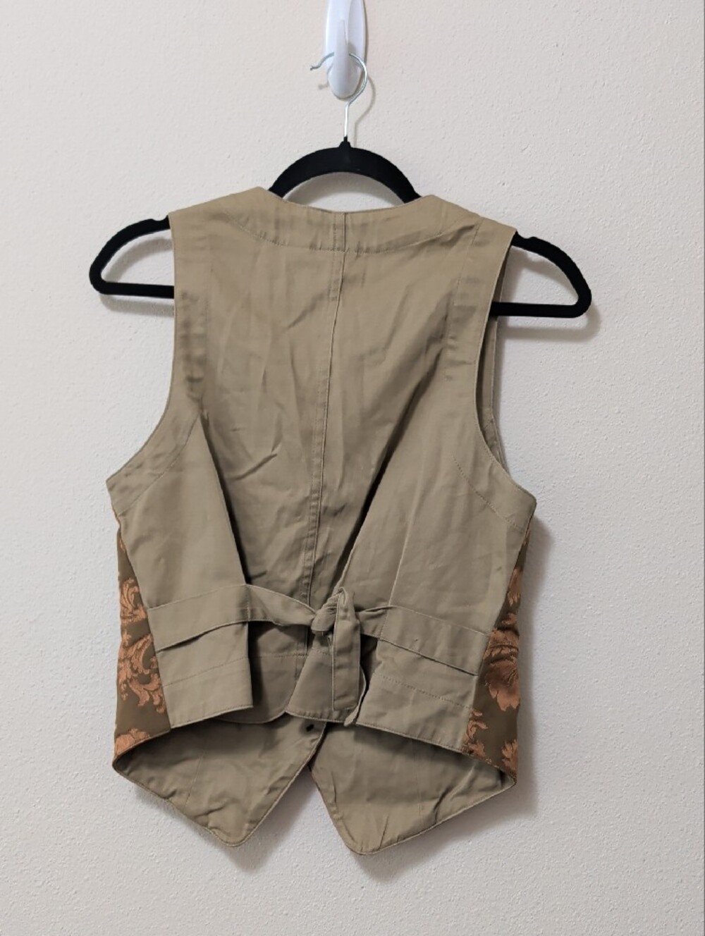 GAP Olive & Copper Jacquard Vest - Picture 5 of 5